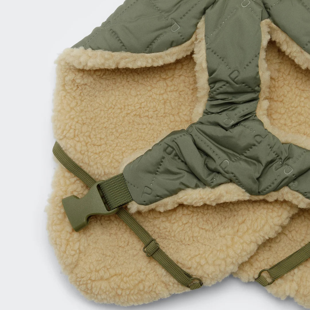 Manteau de Pluie pour Chien 'Sherpa Olive' par Paikka