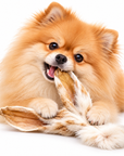 Oreilles de Lapin avec Poils - Friandises Naturelles à Mâcher pour Chien Pom d'Azur