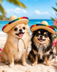Sombrero Fiesta Premium pour Chien – Chapeau Mexicain Ajustable