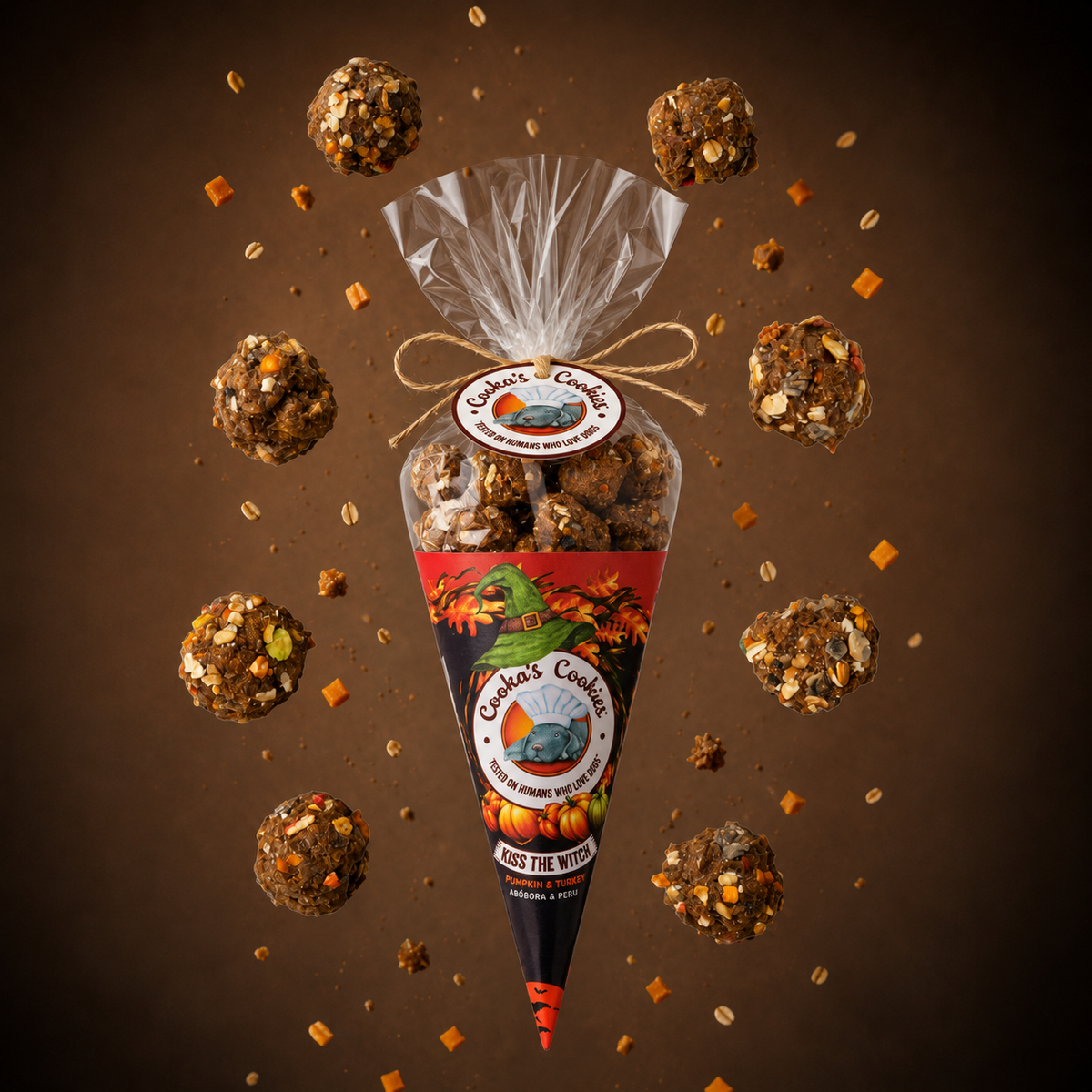 Friandises d'Halloween pour Chien à la dinde et à la citrouille
