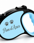 Laisse Rétractable pour Chien 5 m Pom d’Azur Azur