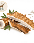 Bois de Cerf Fendu pour Chien 100% Naturel Pom d'Azur