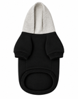 Sweat à Capuche pour Chien Noir & Gris – Élégance Sportive Sohopoms