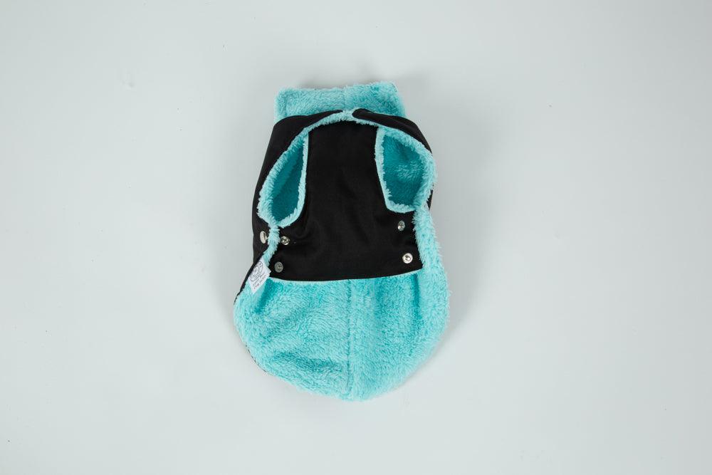 Pull Imperméable pour chien &#39;Teddy&#39; multicolore par SohoPoms - Pom D&#39;Azur