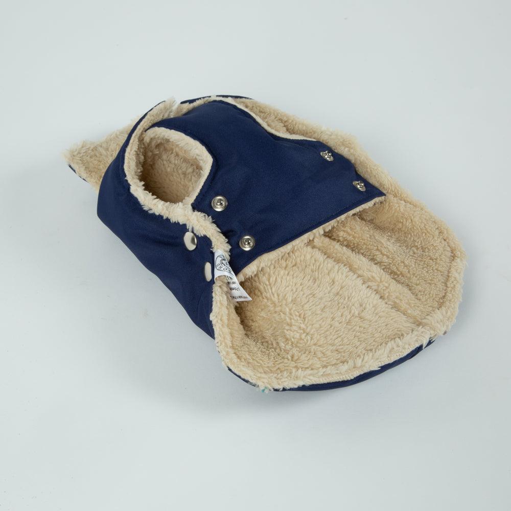 Pull Imperméable pour chien &#39;Teddy&#39; multicolore par SohoPoms - Pom D&#39;Azur
