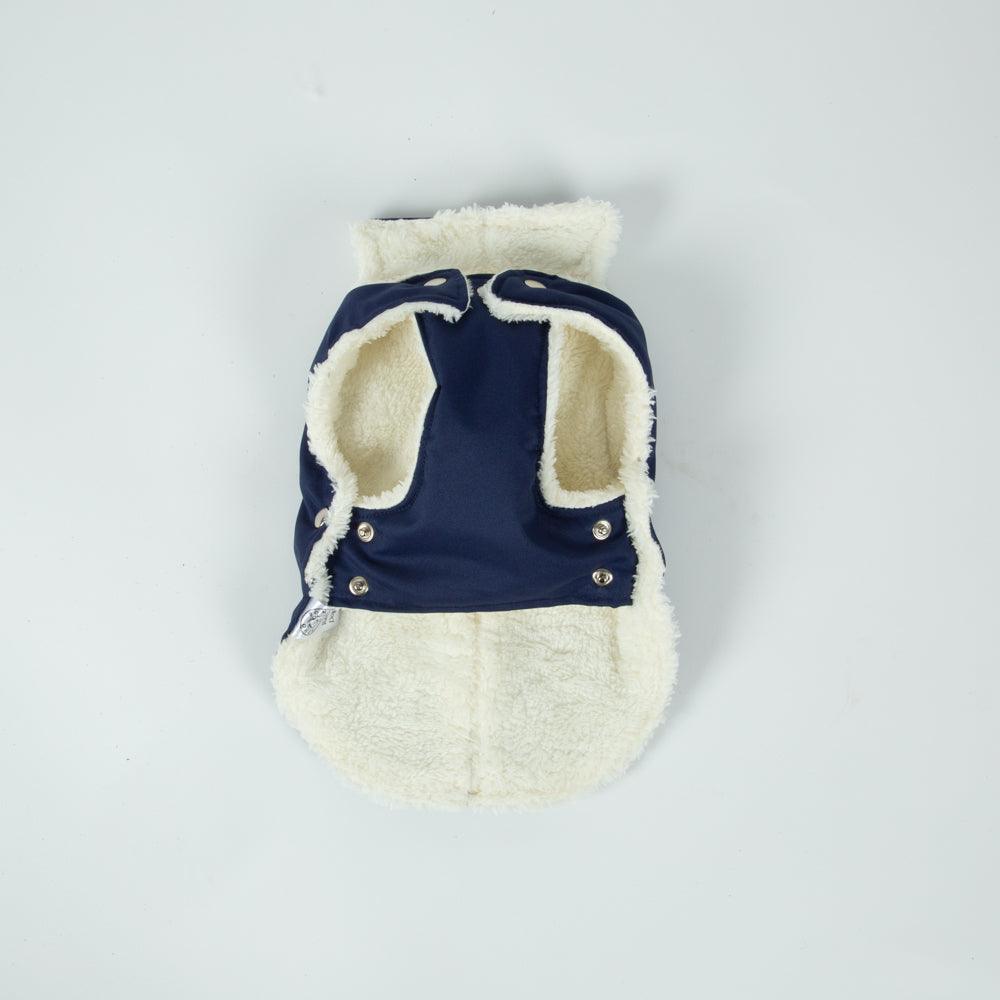 Pull Imperméable pour chien &#39;Teddy&#39; multicolore par SohoPoms - Pom D&#39;Azur