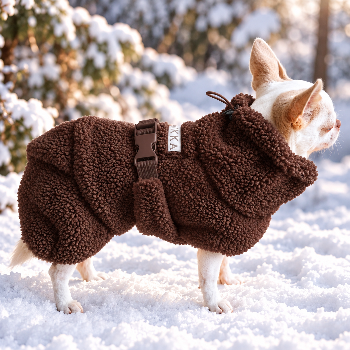 Veste pour Chien 'Sherpa Chocolat' par Paikka