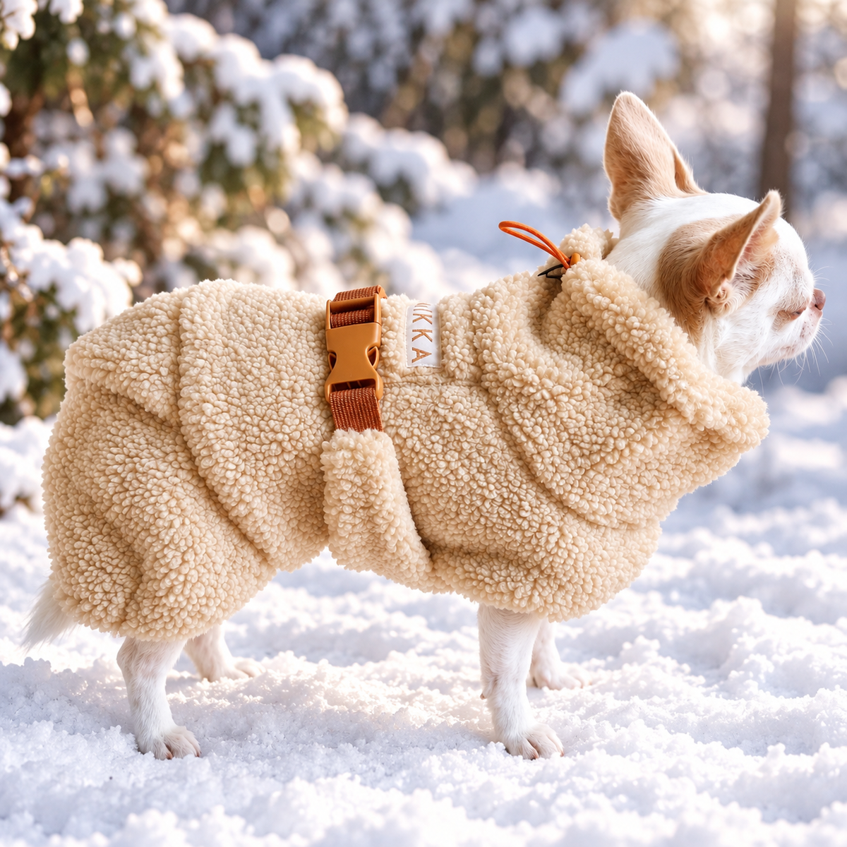 Veste pour Chien 'Sherpa Beige' par Paikka