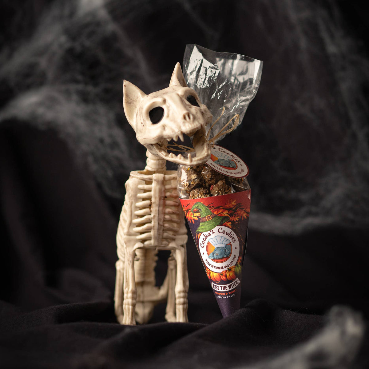 Embrasse la sorcière - Friandises d'Halloween à la dinde et à la citrouille