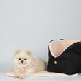 Load image into Gallery viewer, Sac de Transport pour chien Luxe et Confort Rose par SohoPoms
