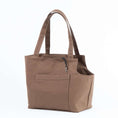 Load image into Gallery viewer, Sac de Transport Pour Chien Coton Ciré Caramel par SohoPoms
