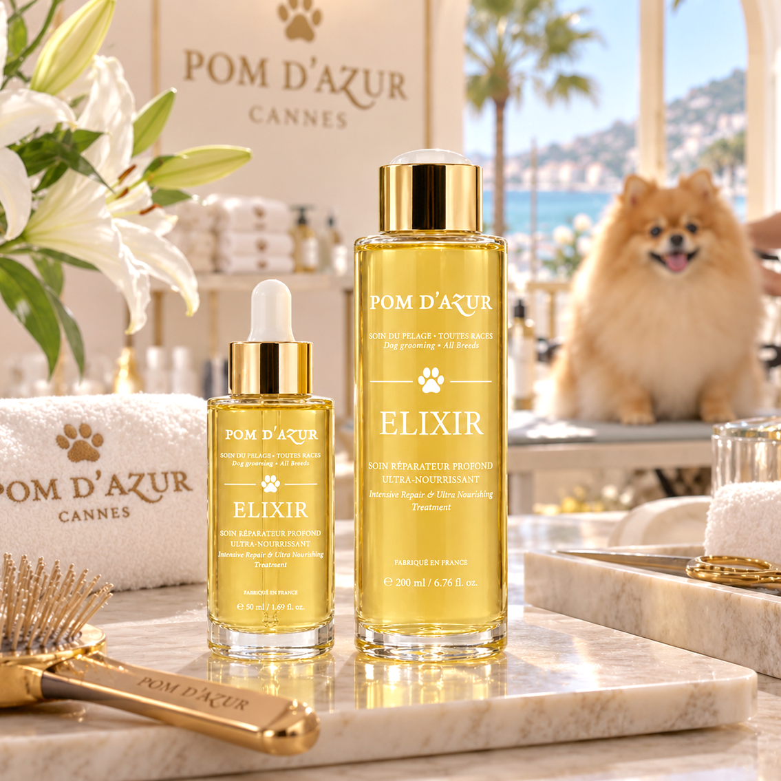 Élixir Réparateur Ultra-Nourrissant – Pelage Clairsemé &amp; Fragilisé Pom d’Azur ®