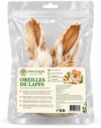 Oreilles de Lapin avec Poils - Friandises Naturelles à Mâcher pour Chien Pom d'Azur