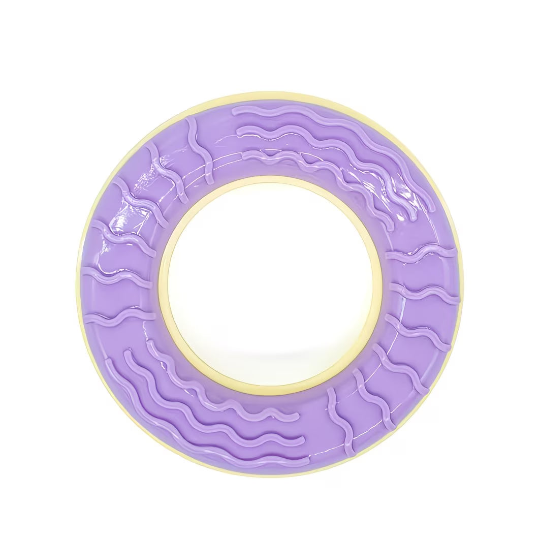Anneau Rafraîchissant pour Chien à Congeler Jouet d'Eau Réutilisable 13,5cm violet