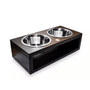 Bol Duo pour Chien 'DELI Chestnut' par Bowl & Bone - Pom D'Azur