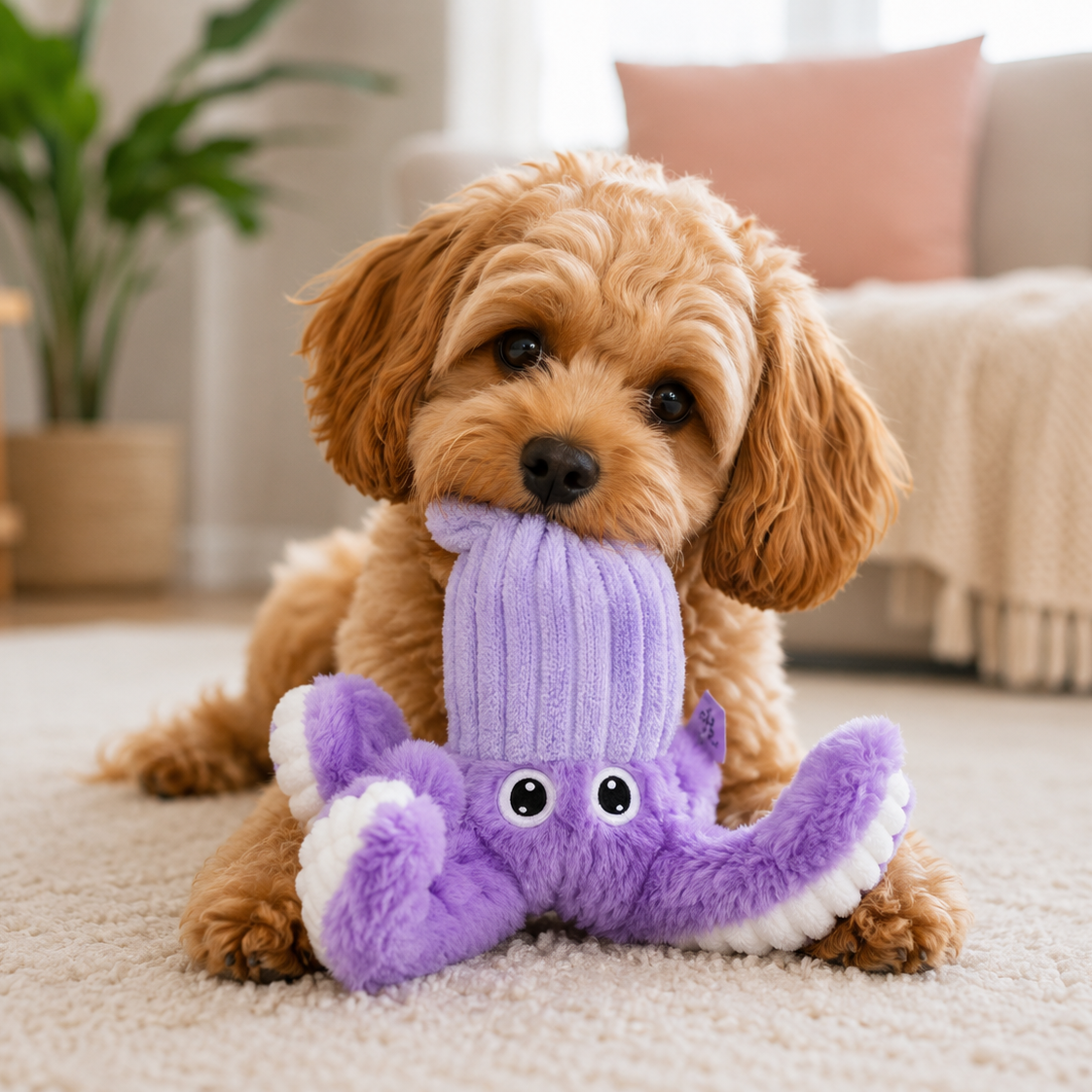 Jouet pour Chien Hank le Poulpe 'Collection Croisette' lifestyle