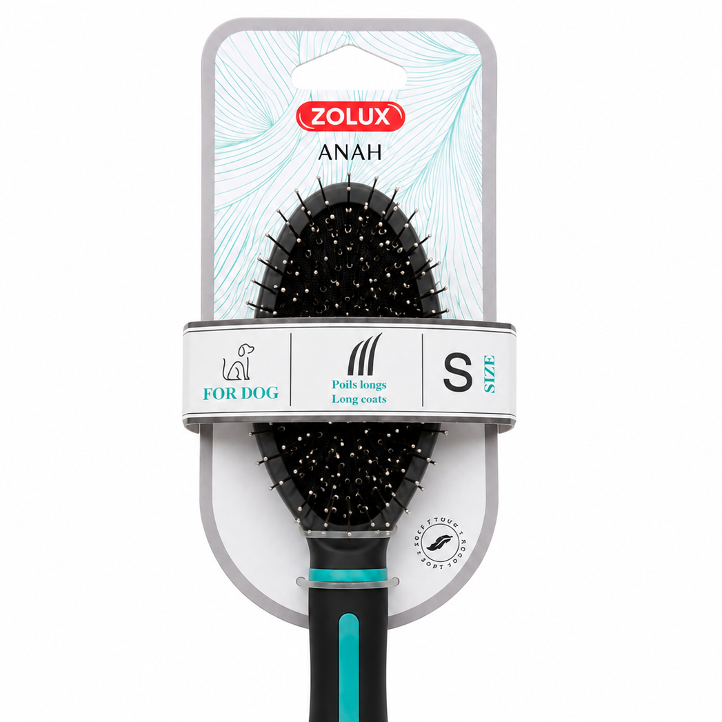 Brosse bi-matière ANAH Pois Long Zolux S