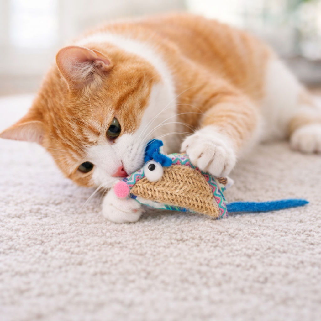 Jouet Artisanal pour Chat 'Souris Tacos' p