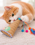 Handmade Cat Toy 'Pointy Hat'
