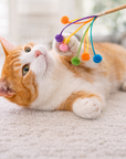 Jouet Artisanal pour Chat 'Baguette Cracker de Feu'