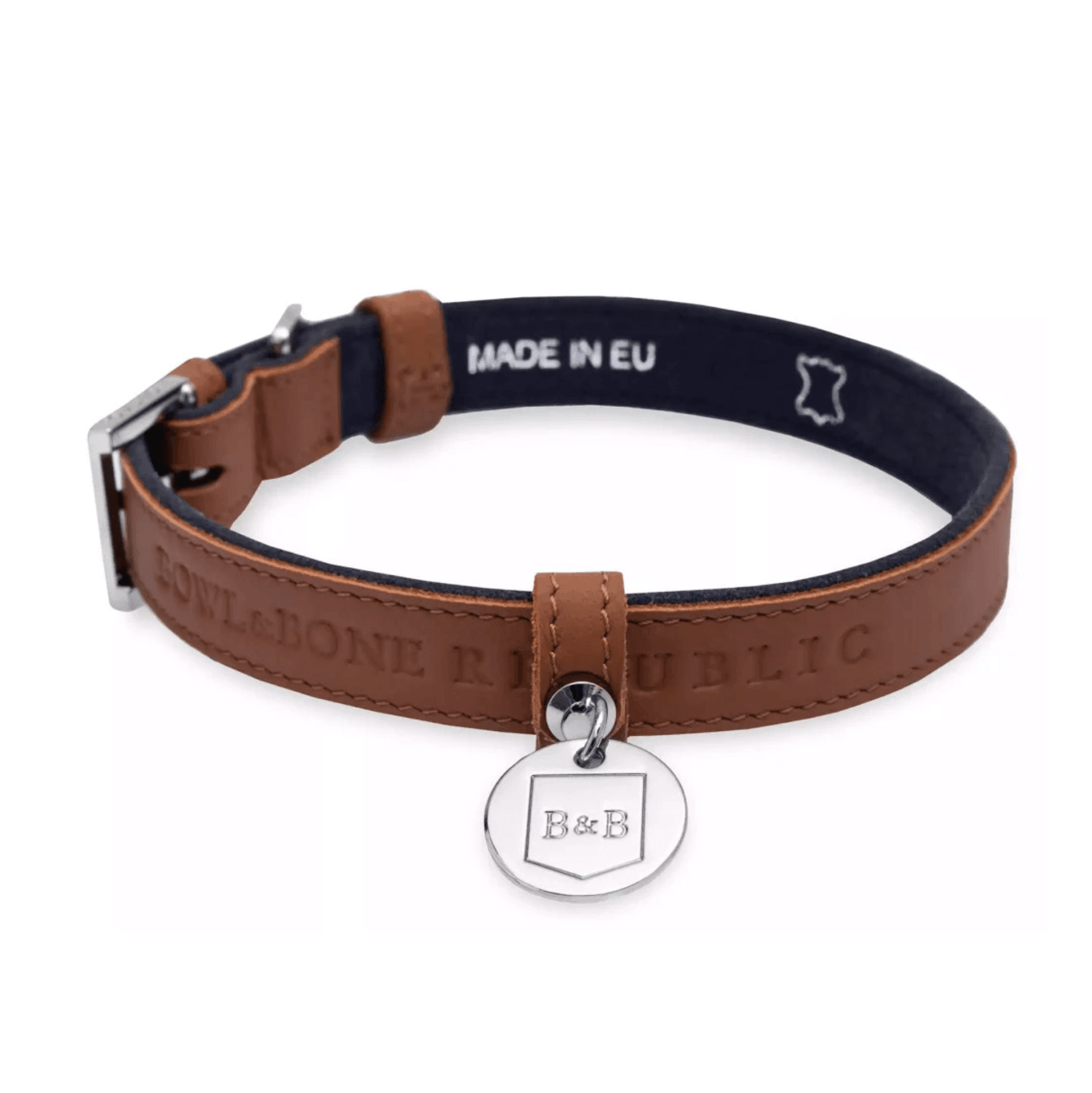 Collier Chien Luxe 'MONACO' par Bowl & Bone - Pom D'Azur