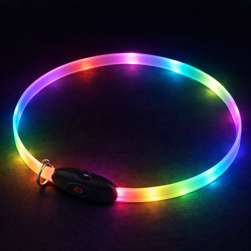Collier Lumineux Rechargeable USB-C Multi Couleurs b