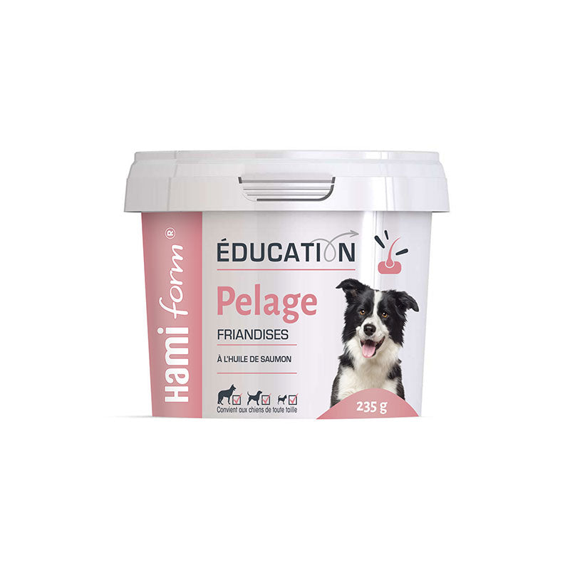 Friandises d’Éducation Pelage pour Chien – 235g