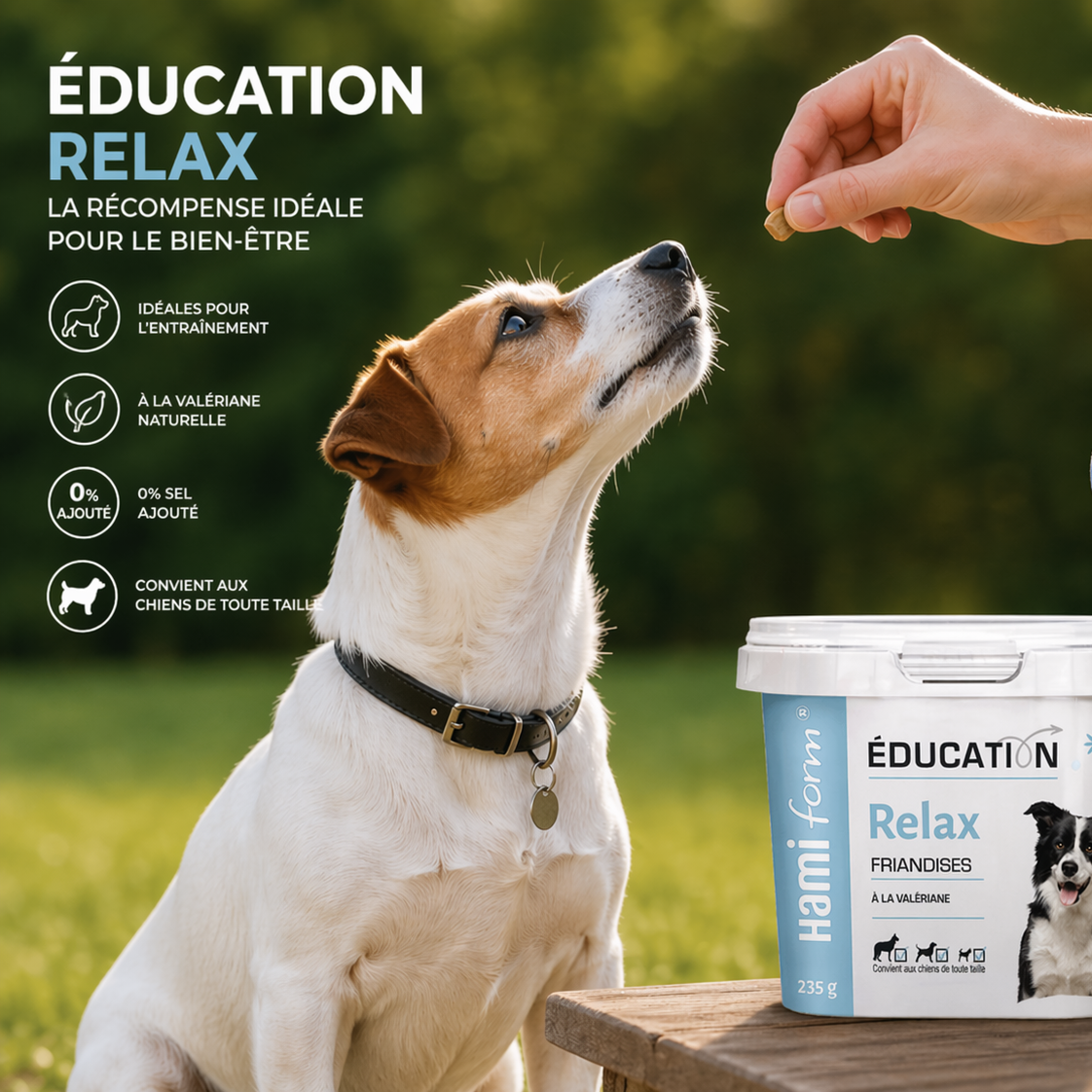 Friandises d’Éducation Relax pour Chien – 235g -