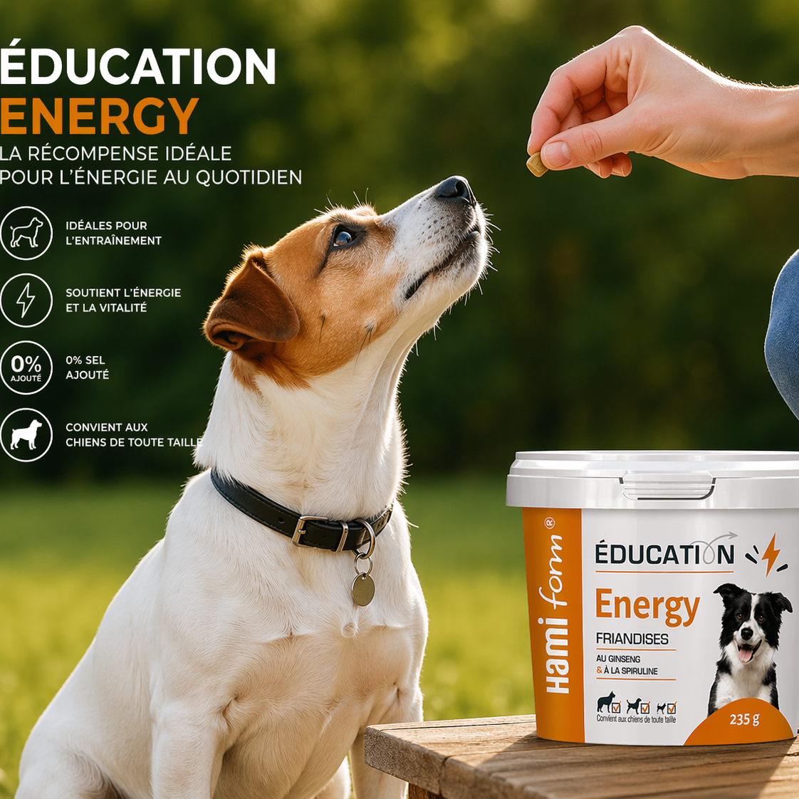 Friandises d’Éducation Energie pour Chien – 235g