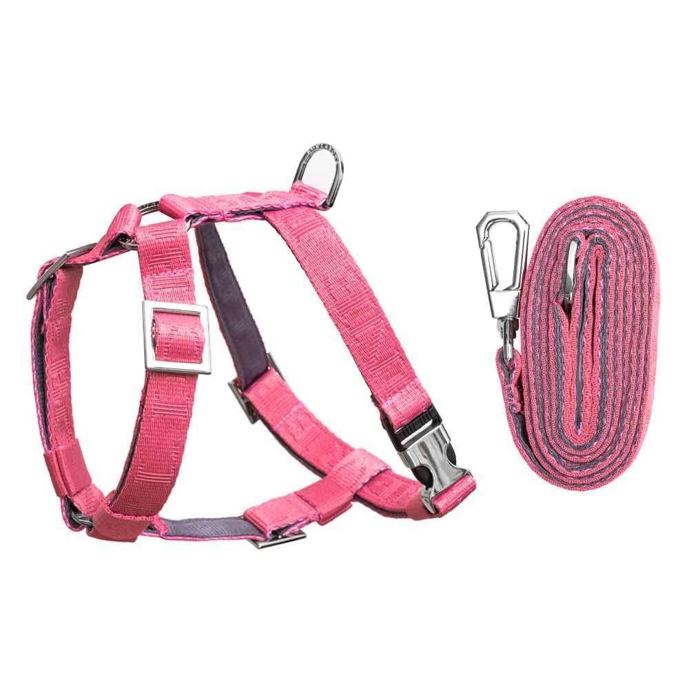 Harnais Chien Confort Duo BLOOM Rouge par Bowl&Bone - Pom D'Azur