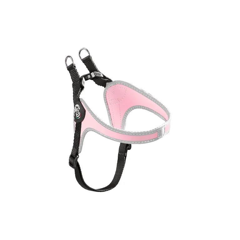 Harnais Chien Tri Ponti Easy Fit Tour de Poitrine Réglable Rose - Pom D'Azur