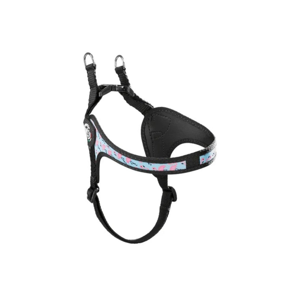 Harnais Chien Tri Ponti Tour de Poitrine Ajustable Flamingo