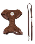 Harnais et Laisse 'Teddy Cocoon' Chocolat par Sohopoms®
