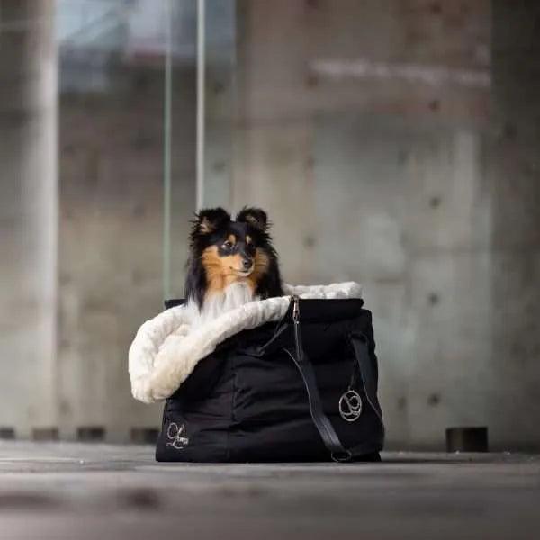 L'Elianne Sac de Luxe Pour Chien Noir - Pom D'Azur