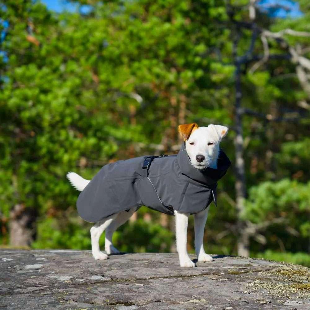 Parka Imperméable Chien Noir par PAIKKA - Pom D&#39;Azur