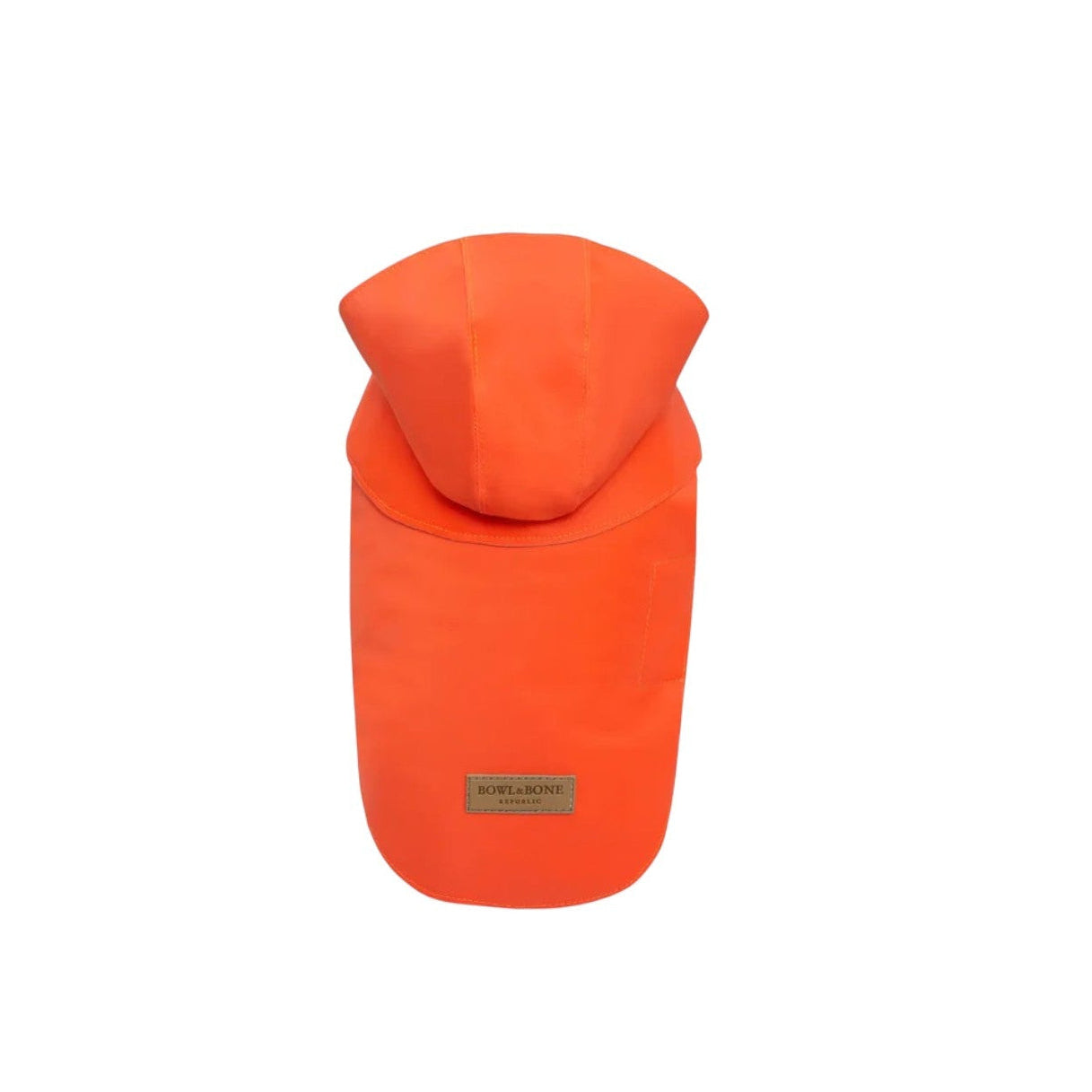 Imperméable pour chien “Tempête” orange par Bowl&Bone
