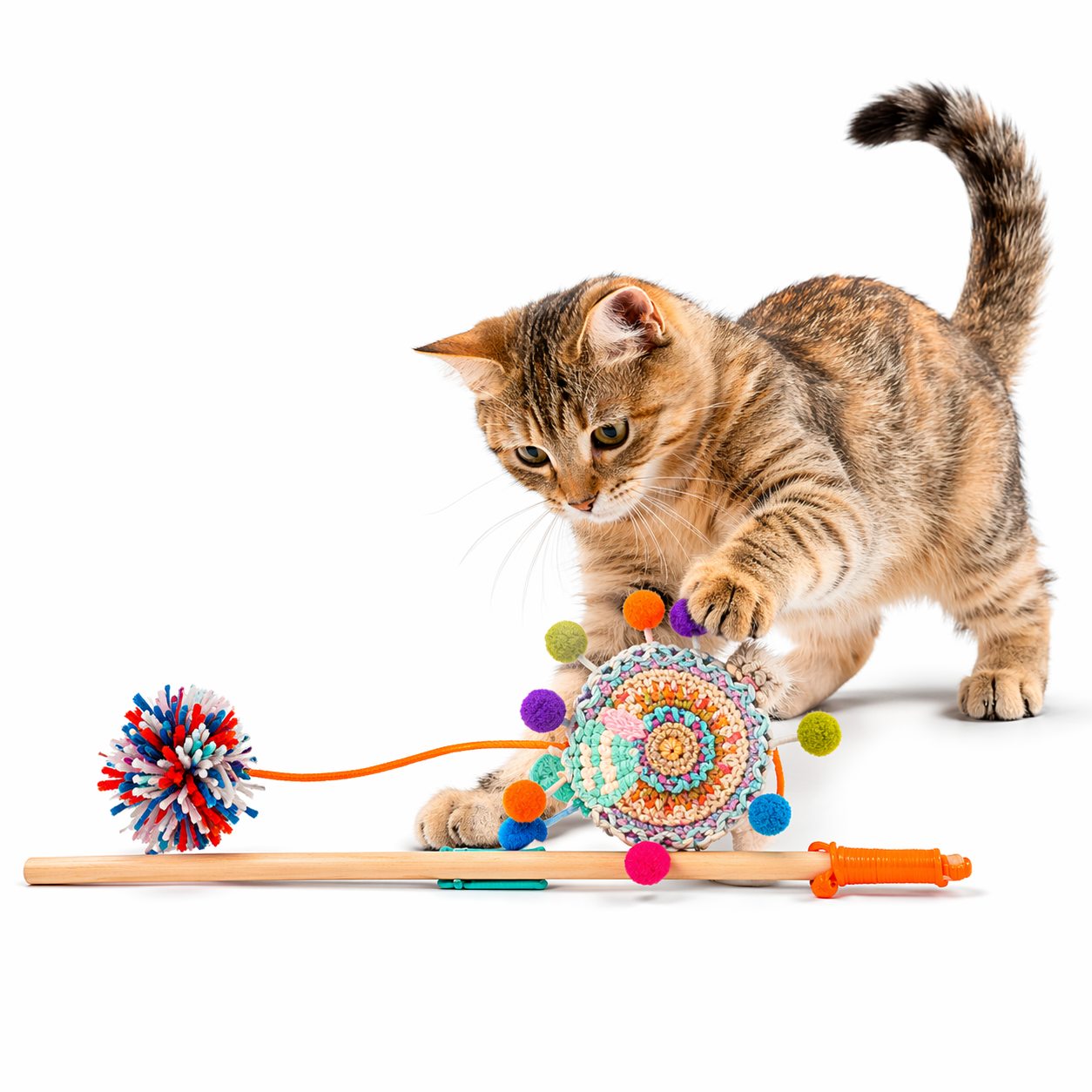 Jouet Artisanal pour Chat 'Baguette Sombrero'