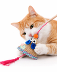 Jouet Artisanal pour Chat 'Baguette Souris' -
