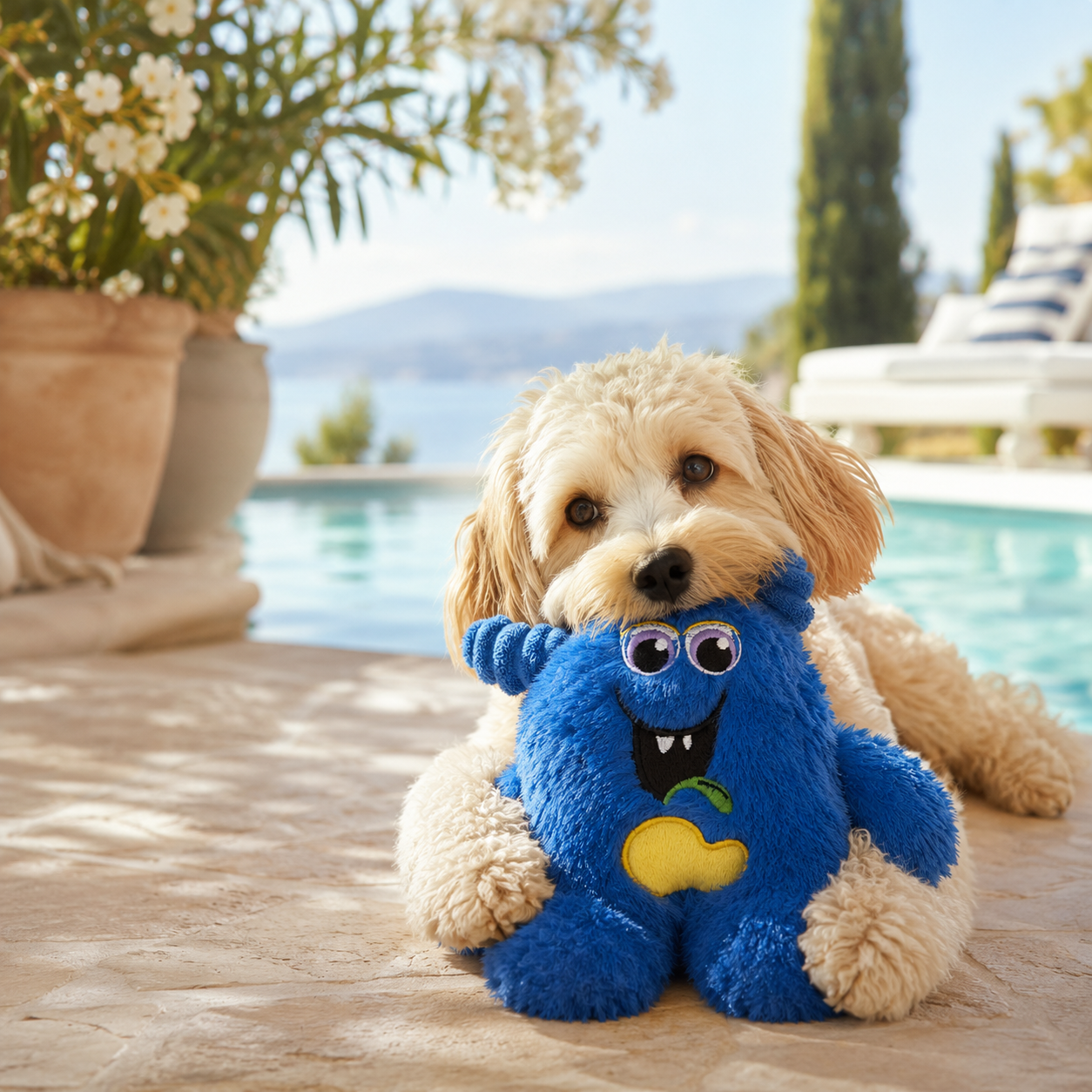Jouet Couineur pour Chien Aqualino Pom d'Azur ® l