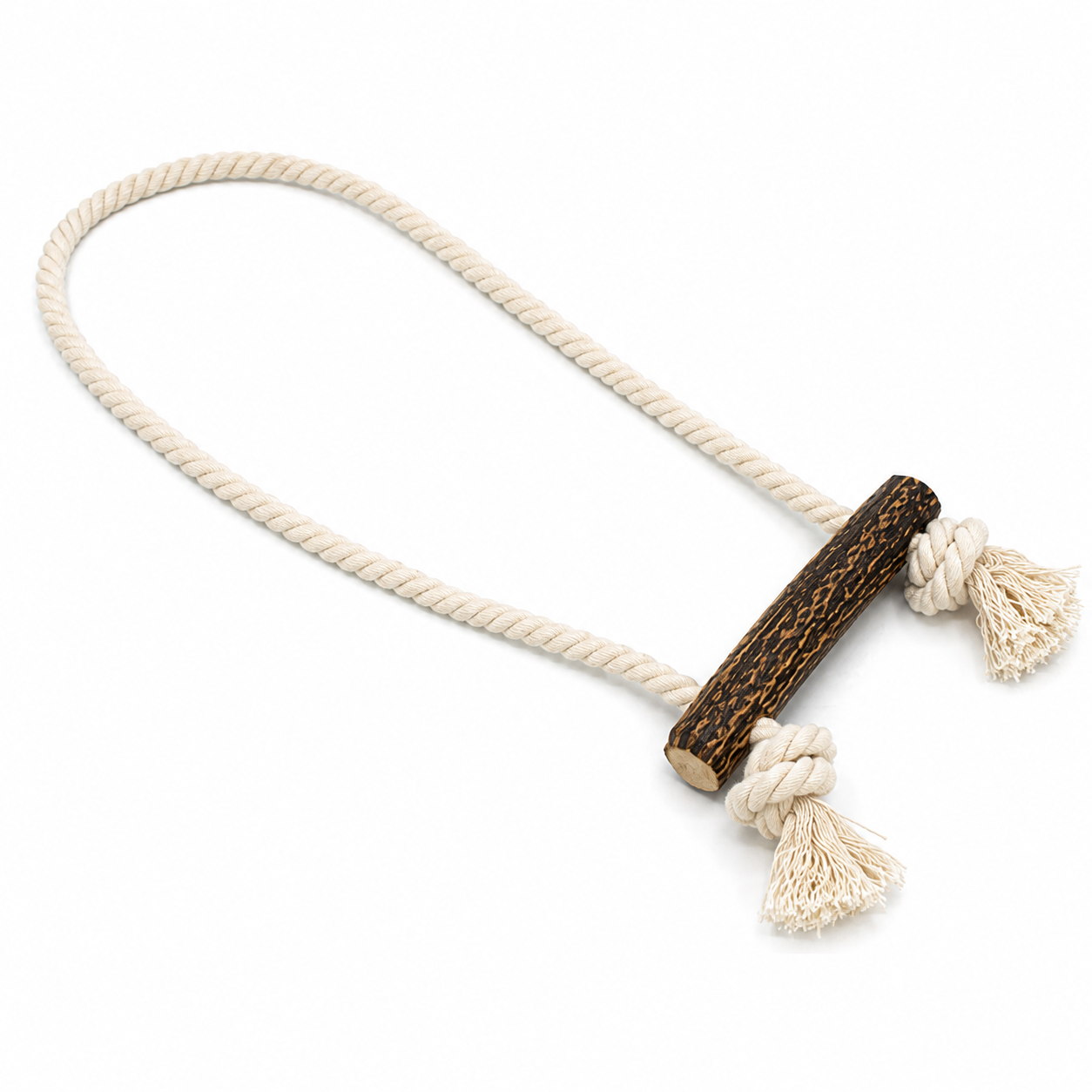 Jouet pour Chien Corde et Bois de Cerf 40cm