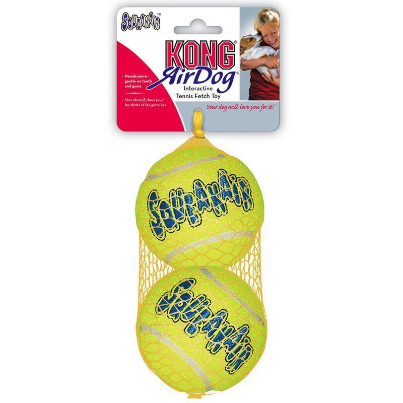 KONG SqueakAir Balles Pour Chien (Lot de 2) - Pom D'Azur