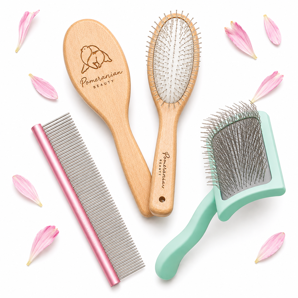 Kit Essentiel de Toilettage Premium pour chien Poils Long
