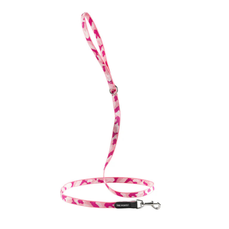Laisse pour chien Rose Camo Tre Ponti 130cm