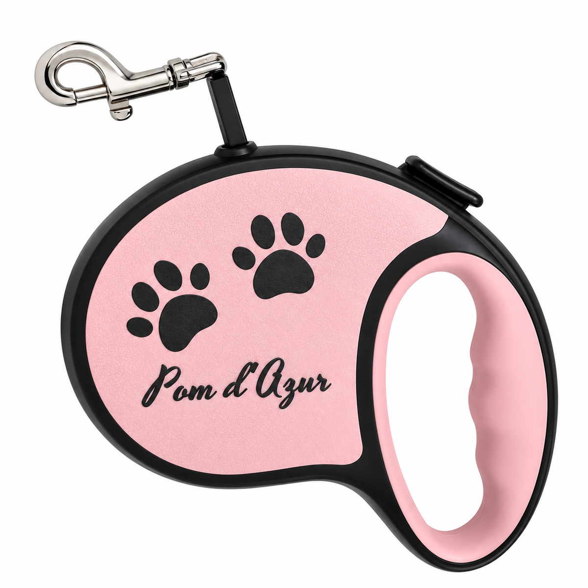 Laisse Rétractable pour Chien 5 m Pom d’Azur rose