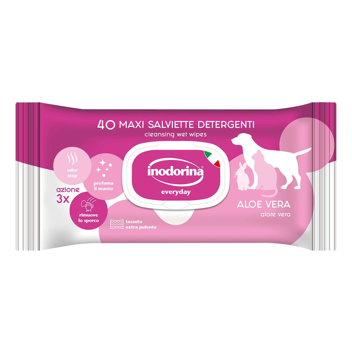 Lingettes Aloe Vera pour Chien