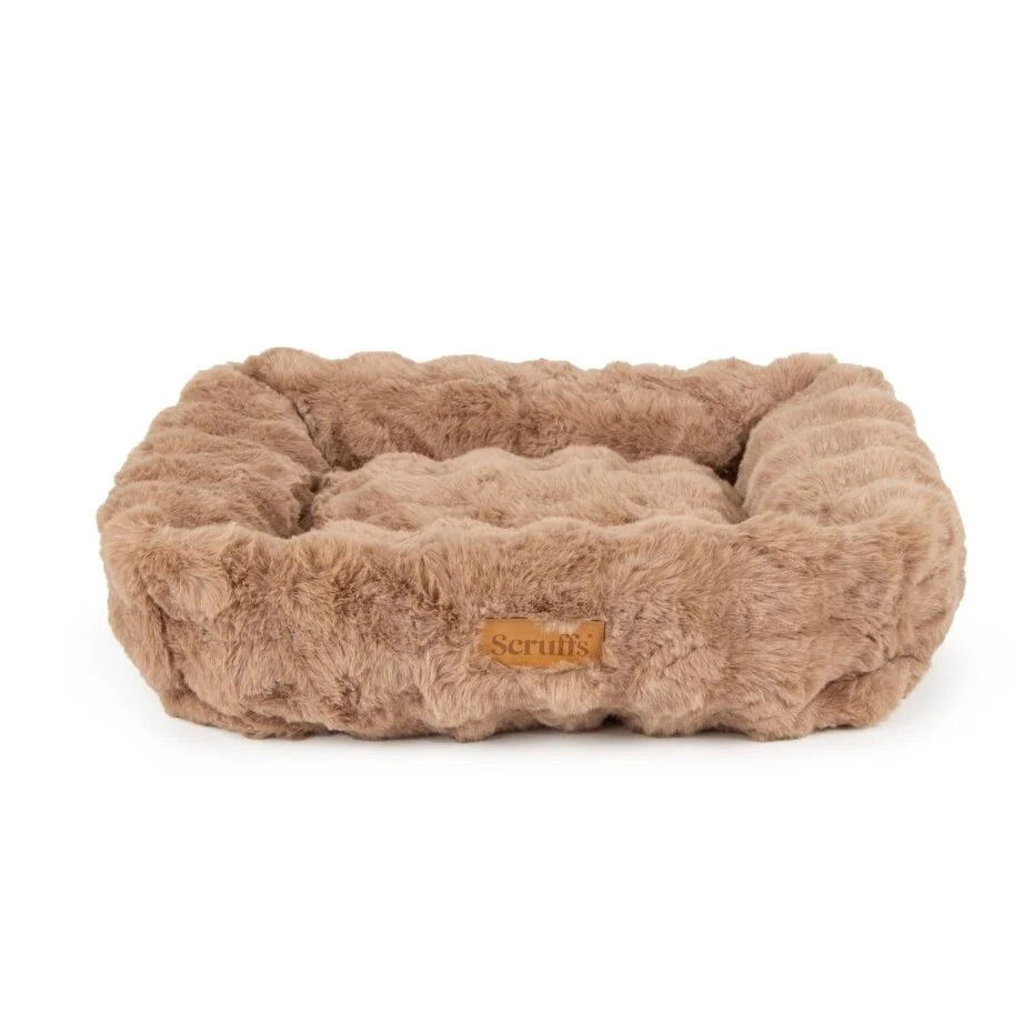Lit pour Chien Super Doux 'Alpine' Taupe par Scruffs