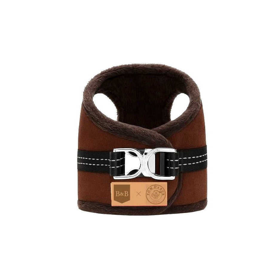 Manteau Harnais pour Chien YETI Chocolat par Pom d'Azur