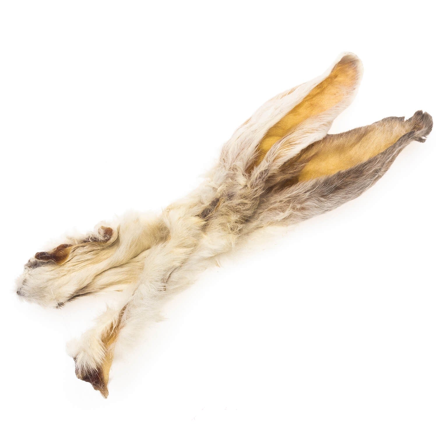 Oreilles de Lapin avec Fourrure  à Mâcher pour Chien