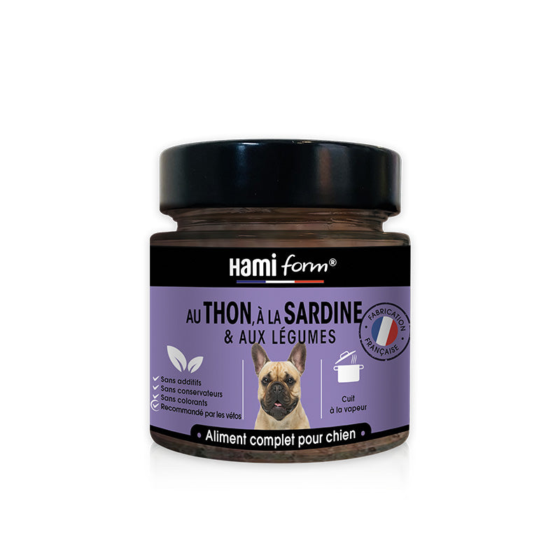 Cuisiné Chien Adulte Au Thon Et à La Sardine – 6 x 250 Gr