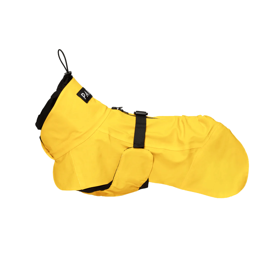 Parka Imperméable Chien Jaune par PAIKKA - Pom D'Azur